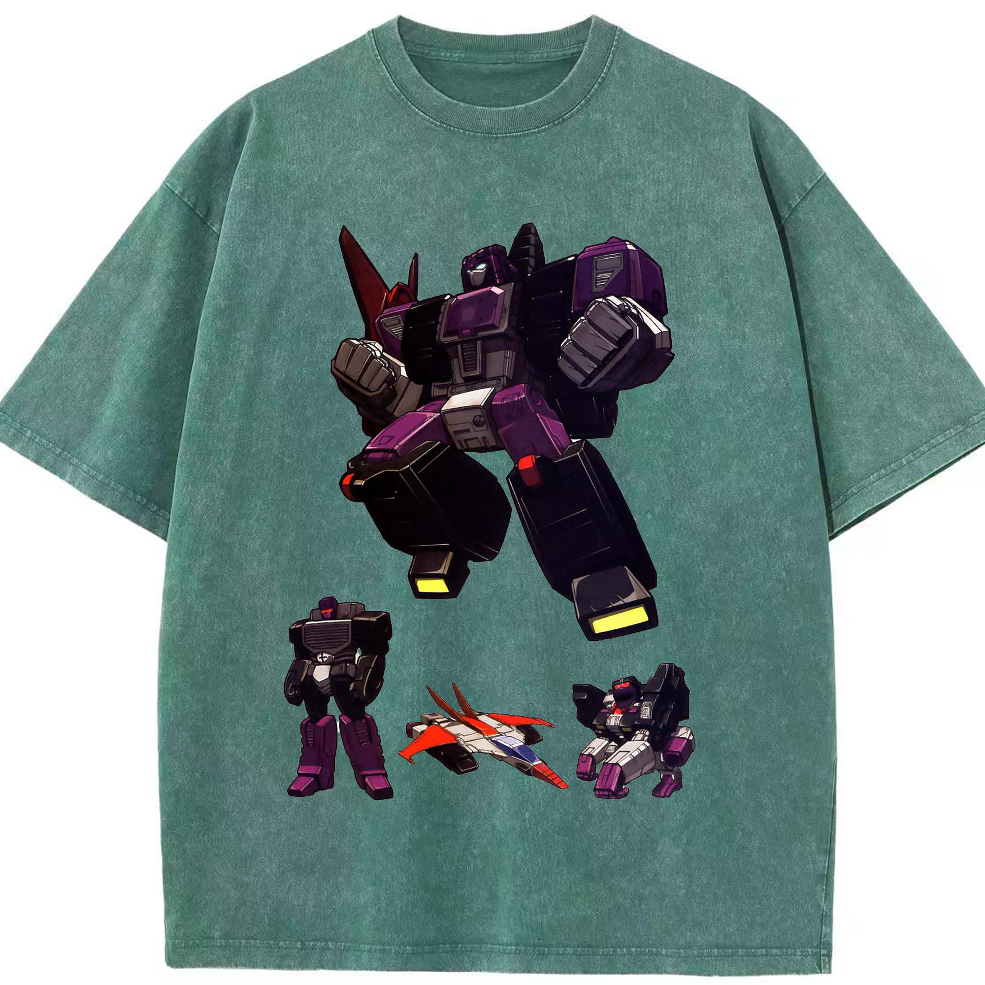 （画像用）  綿100% ヴィンテージ風 半袖Tシャツ（フロントプリント）
